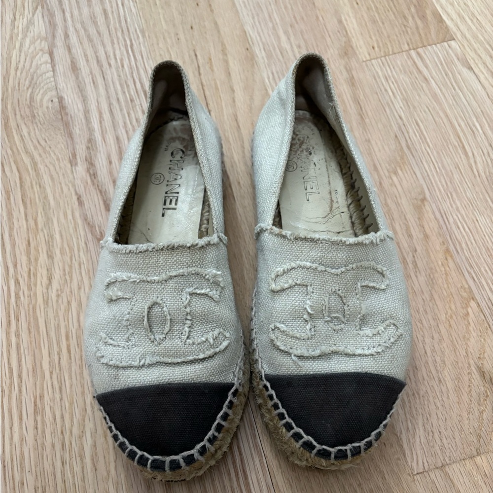 Chanel Espadrille White!